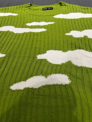 Jersey SHEIN verde y blanco talla M