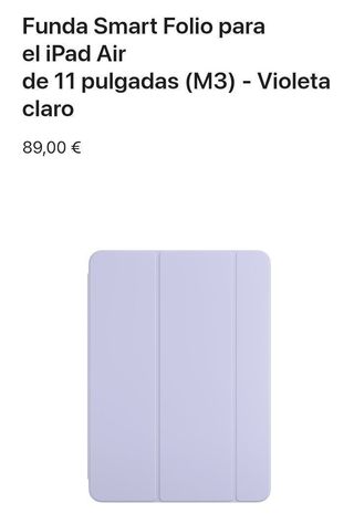 Custodia intelligente per Apple iPad Air 11", viola chiaro