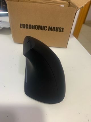 Ratón Ergonómico Negro