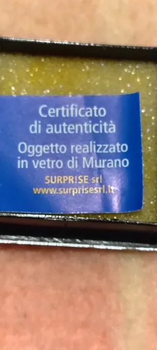 Maialino in vetro soffiato di murano