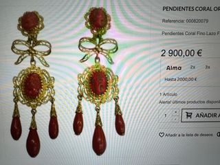 Pendientes antiguos