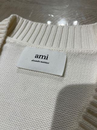 Jersey Ami Paris Blanco Nuevo a estrenar