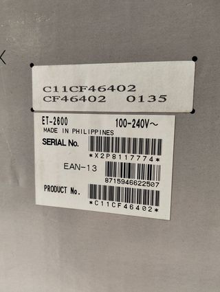 Impresora Epson EcoTank ET-2600 WiFi Negra