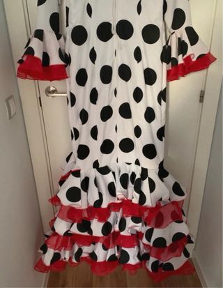 Vestido Flamenco Lunares Talla 42
