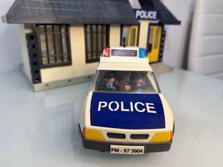 Estación Policía + Coche Patrulla Playmobil