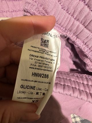 Tuta Hinnominate viola taglia XS