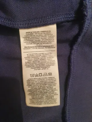 Felpa con cappuccio blu Nike