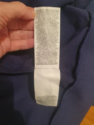 Felpa con cappuccio blu Nike