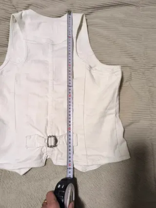 Chaleco blanco Talla M