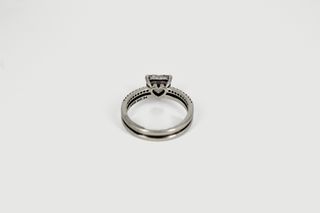 Solitario De Plata De 925.. Ref: 030-01-01170