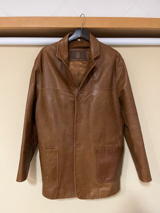 Casaco Pele Genuína Castanho