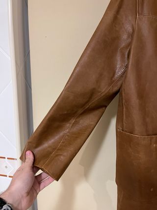 Casaco Pele Genuína Castanho