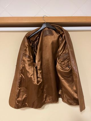 Casaco Pele Genuína Castanho