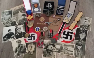 Militaria Distintivo Wehrmacht de Assalto em Prata