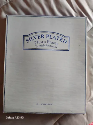 Cornice portafoto argento 8x10 pollici