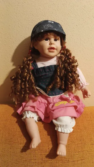 Muñeca Vintage Rizos 50 cm