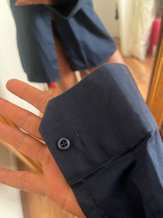 Camisa Caramelo Azul Talla L