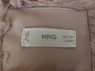 Abrigo niña Mango impermeable con capucha