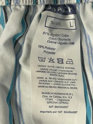 Calzoncillo Guasch Rayas Talla L