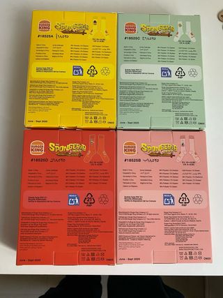 Calze Spongebob BurgerKing Taglia Unica