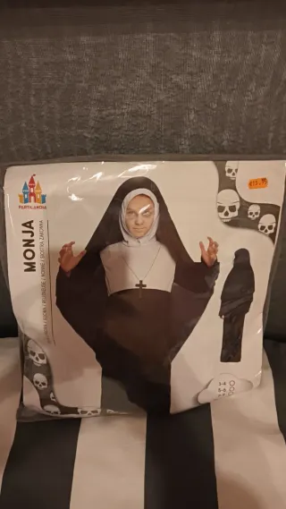 Disfraz Monja Halloween Niña