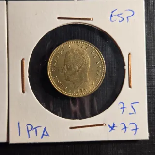 LOTE H - 2 Monedas 1975 *77 España