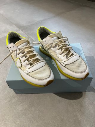 Philippe Model Sneakers Uomo Bianco Giallo