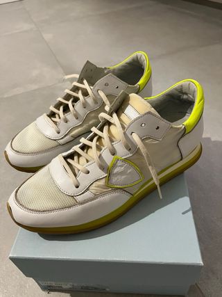 Philippe Model Sneakers Uomo Bianco Giallo