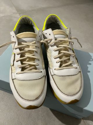 Philippe Model Sneakers Uomo Bianco Giallo