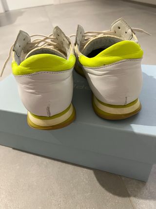 Philippe Model Sneakers Uomo Bianco Giallo