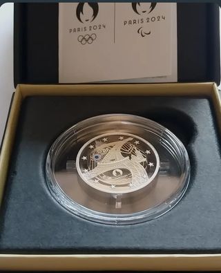 2 Euros Francia 2024 Proof JJOO Color