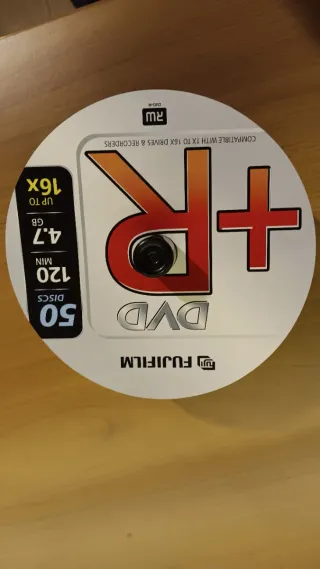 42 DVDs Fujifilm +R 120 min 4.7 GB