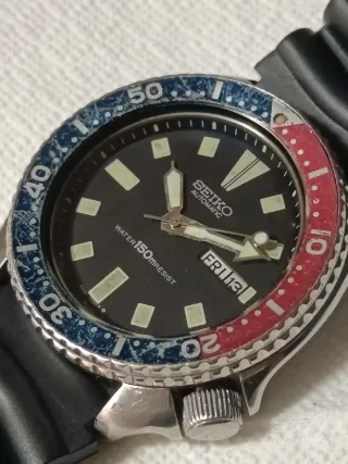 Seiko 6309-729a Pepsi Scuba Diver Vintage