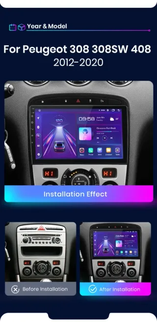 Pantalla Táctil Coche Android GPS