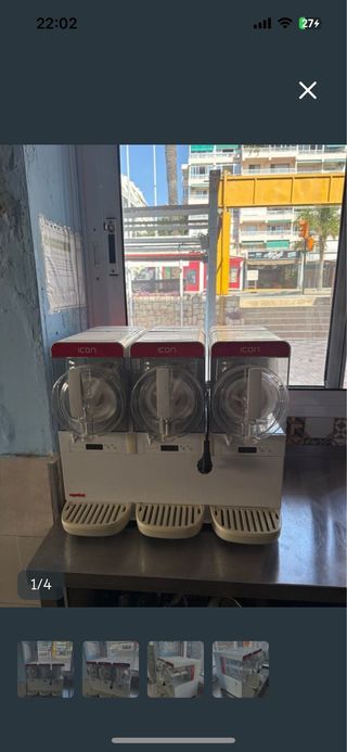 Máquina Granizados 3 Vasos