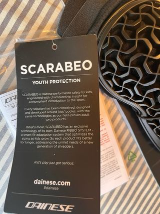 Coderas Dainese Scarabeo Pro Niño
