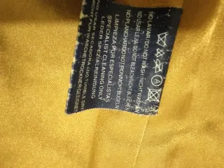 Chaqueta vintage cuero marrón