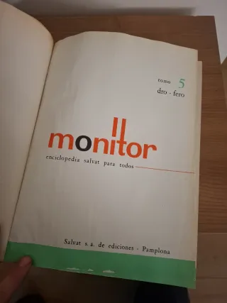 Coleccion enciclopedia monitor antigua