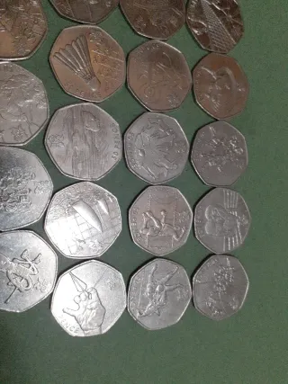 Monedas Conmemorativas Reino Unido 50p