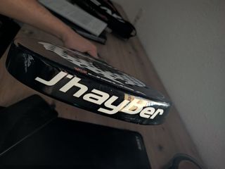 Pala pádel J'hayber Veneno 12K Negra