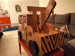 Disfraz Grúa Mater Cars Cartón