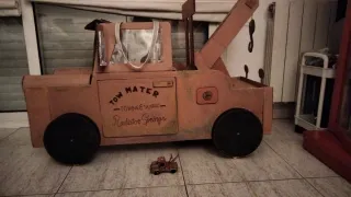 Disfraz Grúa Mater Cars Cartón