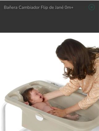 Bañera Cambiador Jane Flip 0m+
