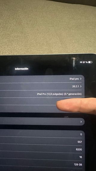 iPad Pro 12.9 5ª Gen 128gb wifi