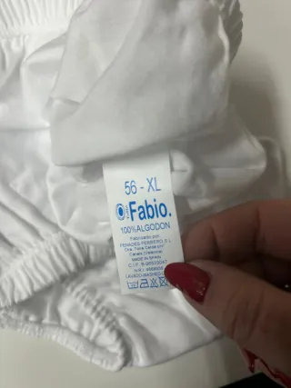 Calzoncillo Fabio Algodón Talla 56 Abertura