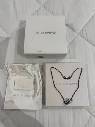 Collana Swarovski in acciaio per donna