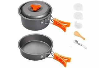 Set di utensili da cucina da 10 pezzi per campeggio