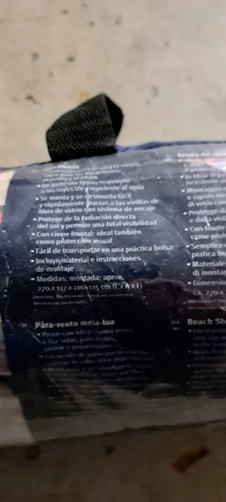 Paravientos Crivit para playa