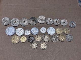 Lote 27 monedas antiguas