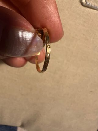 Anello Art Nouveau oro 18k diamante